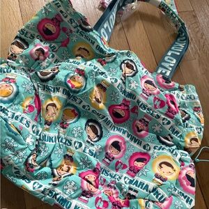 Harajuku Tote Bag in Aqua nwt